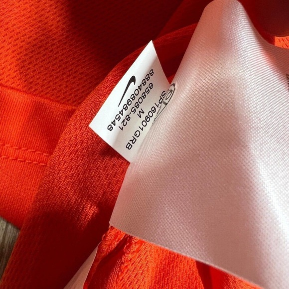Nike Dri Fit Polo Shirt Mens Medium Orange Oregon State Activities Association - Picture 6 of 7